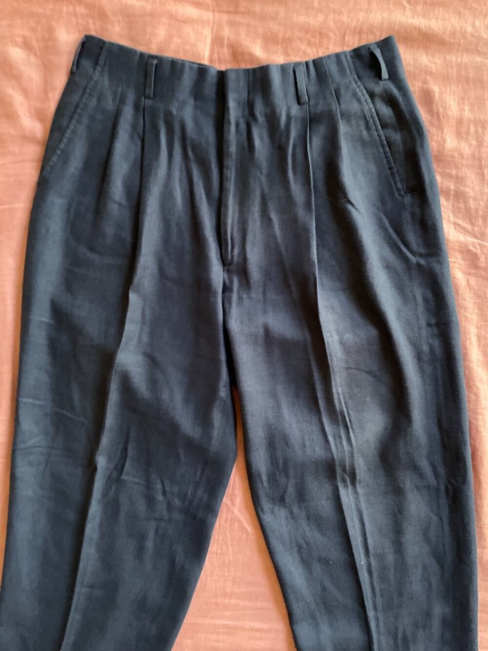True Vintage Y2K Tommy Hilfiger 'Classic American Tailored Trousers' - Size 35W- - Picture 3 of 14